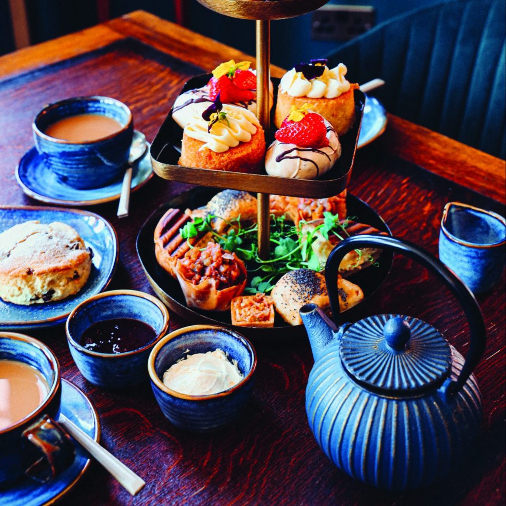 Signature afternoon tea at Kilo Ziro, Birmingham
